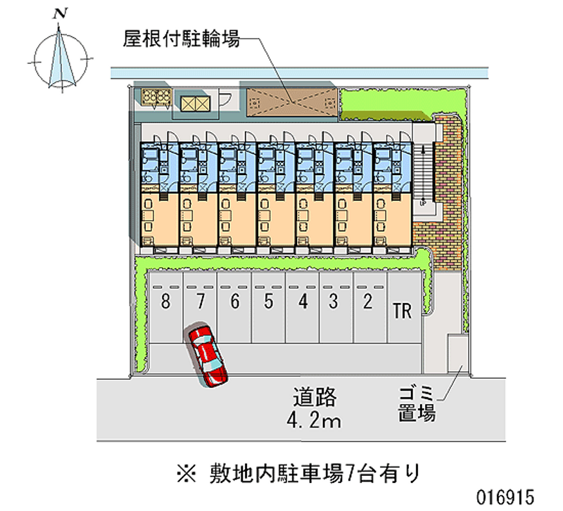 レオパレスＧａｒｄｅｎ 月極駐車場