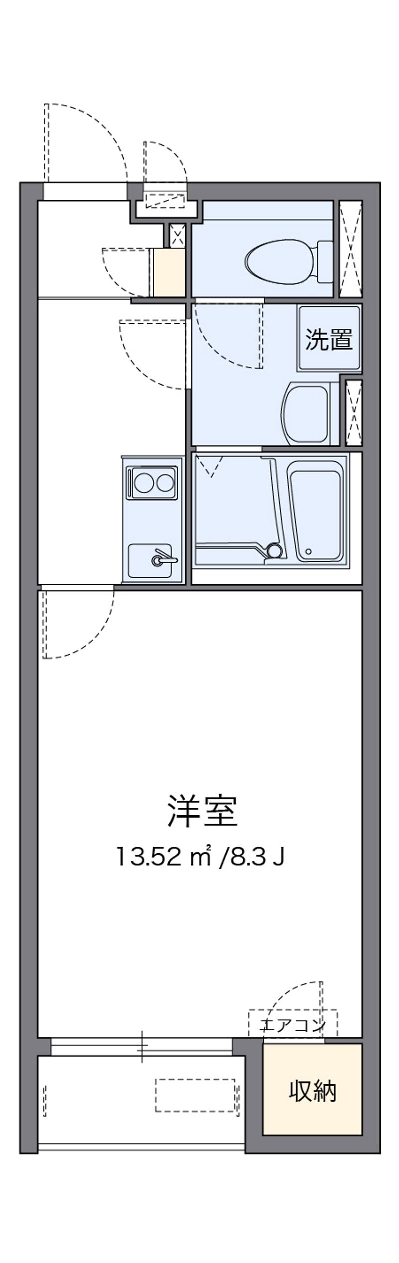 クレイノＩＮＥ 間取図