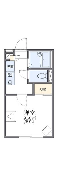 レオパレスリベルテ 間取り図