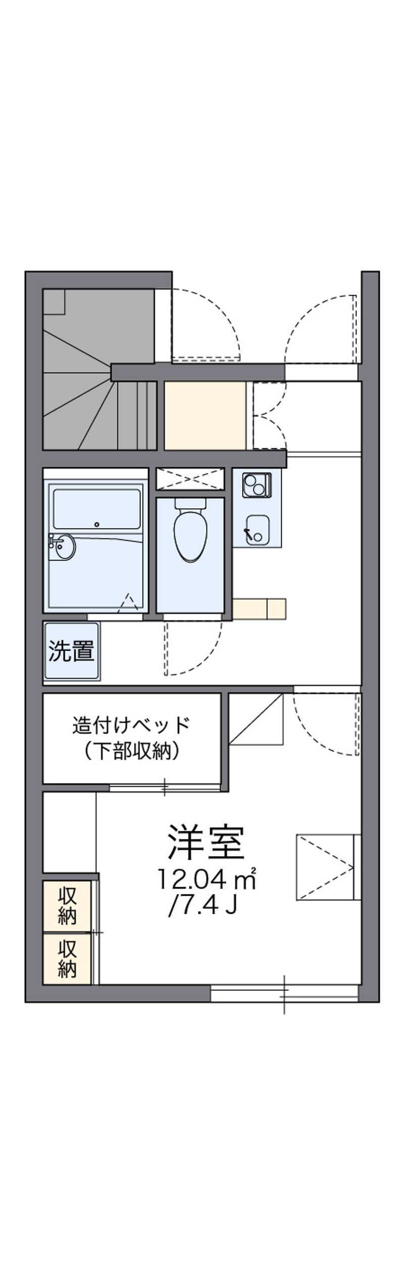 レオパレスルーチェ 間取図