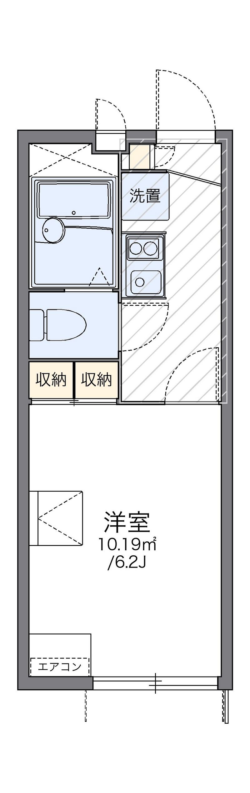 レオパレスＢｅｌｌ　Ｈｏｐｅ 間取り