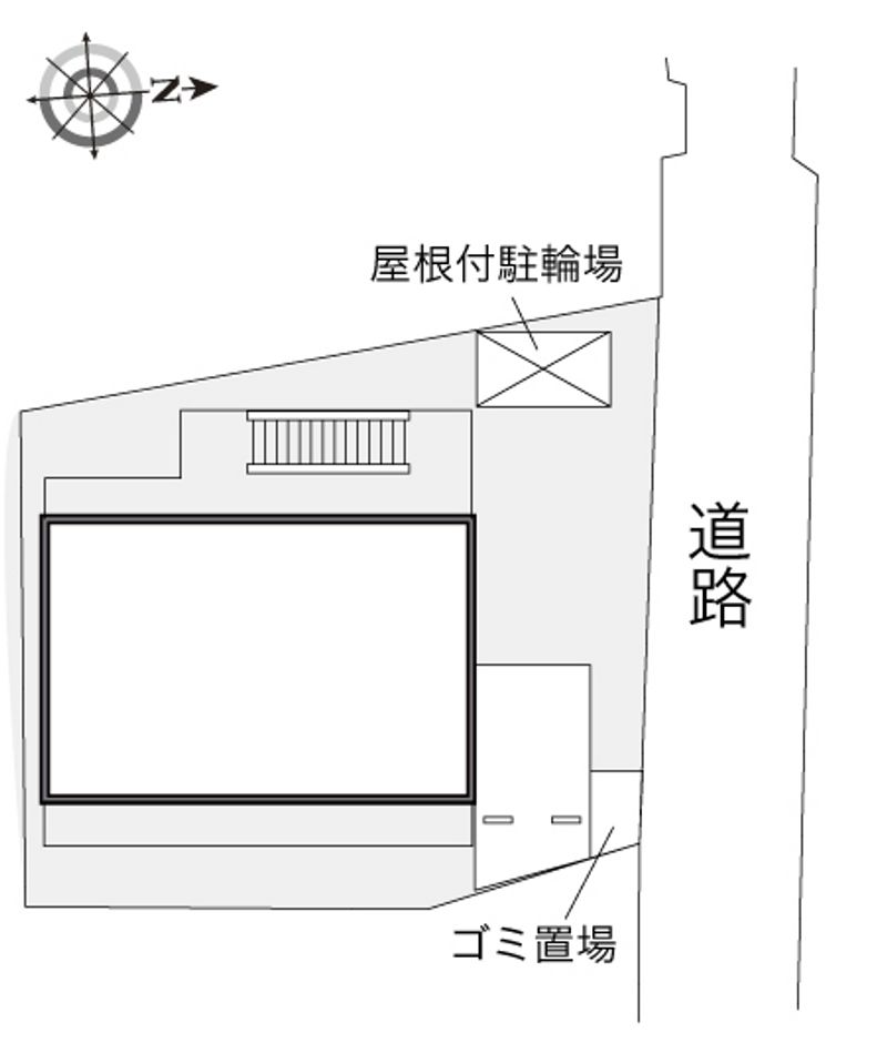レオパレスフセアジロミナミ 配置図