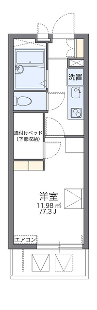 レオパレス山元 間取り図