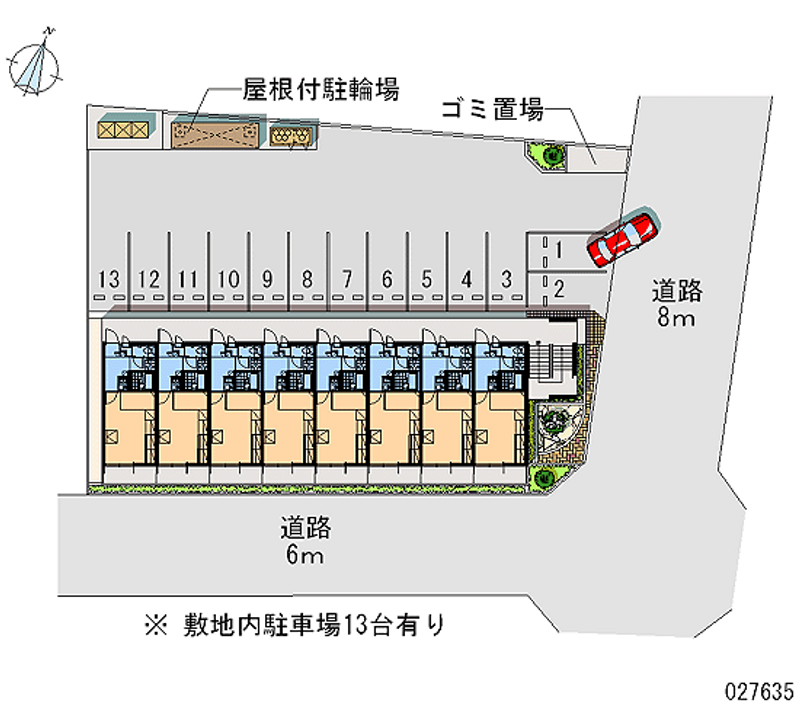 27635 Monthly parking lot