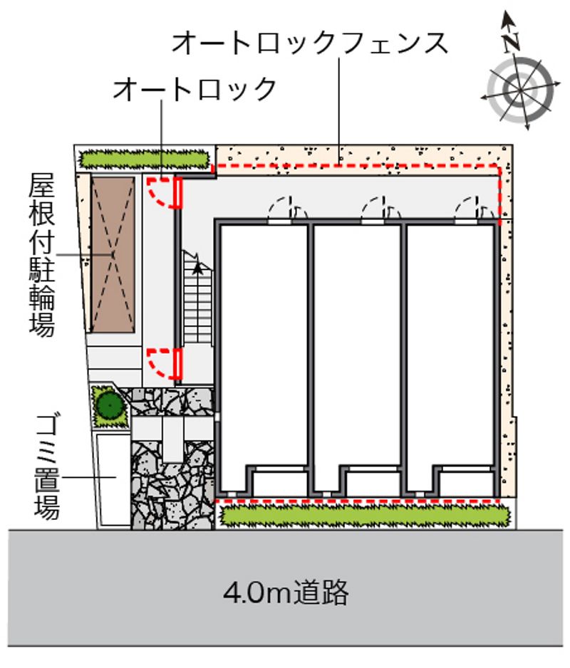 レオネクストマ　メゾン 配置図