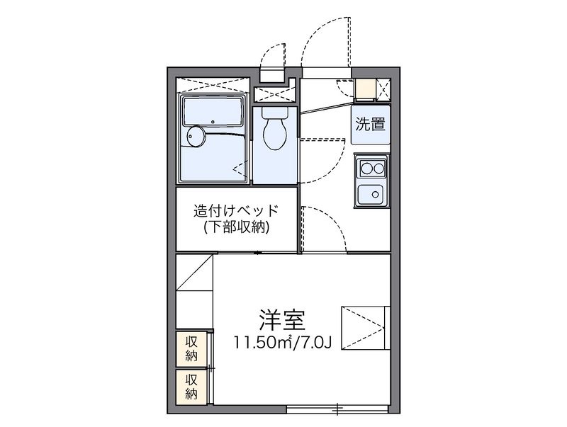 レオパレスＮｅｏハイツ 間取図