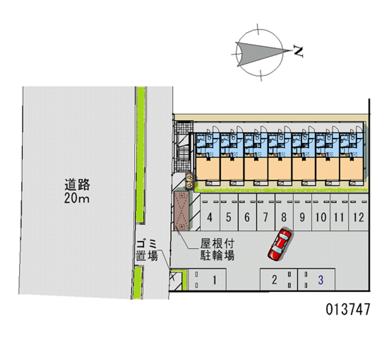 13747月租停車場