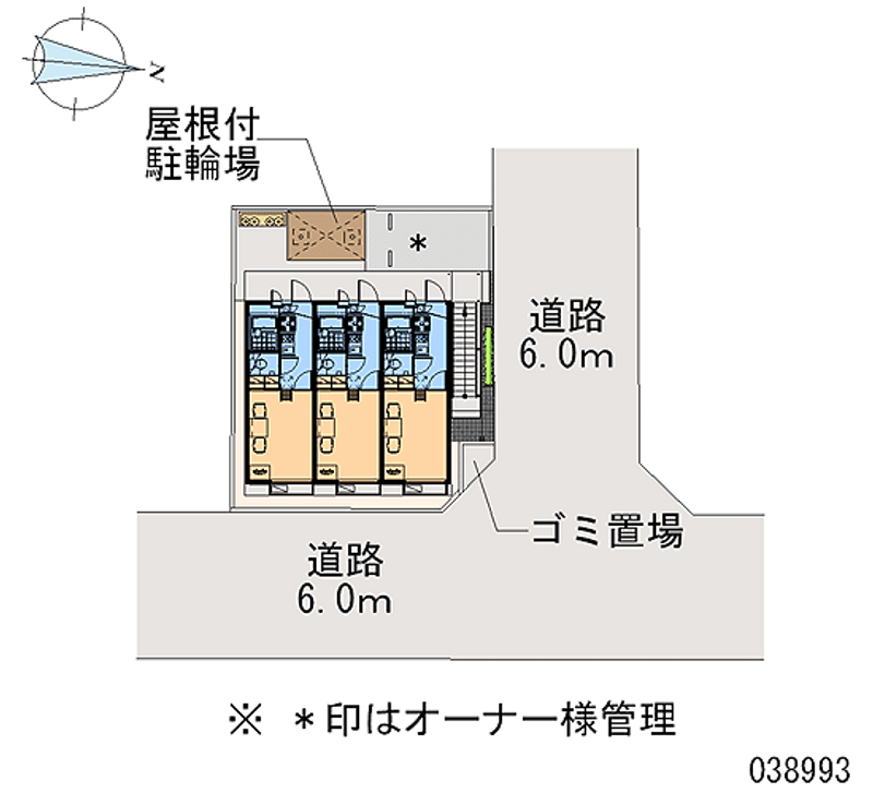 レオパレスフルール湘南 区画図