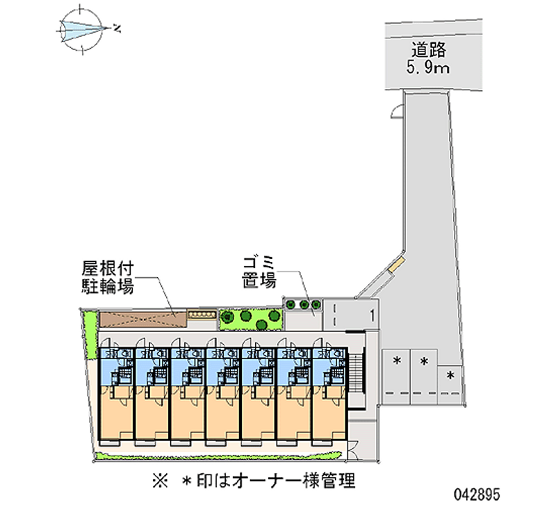 レオネクストオワゾー 区画図