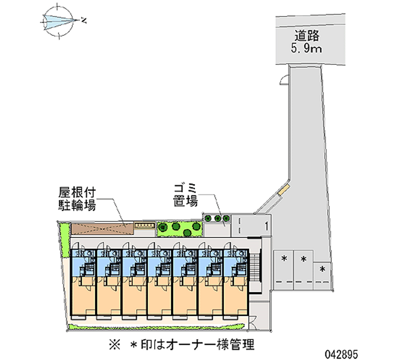 レオネクストオワゾー 月極駐車場