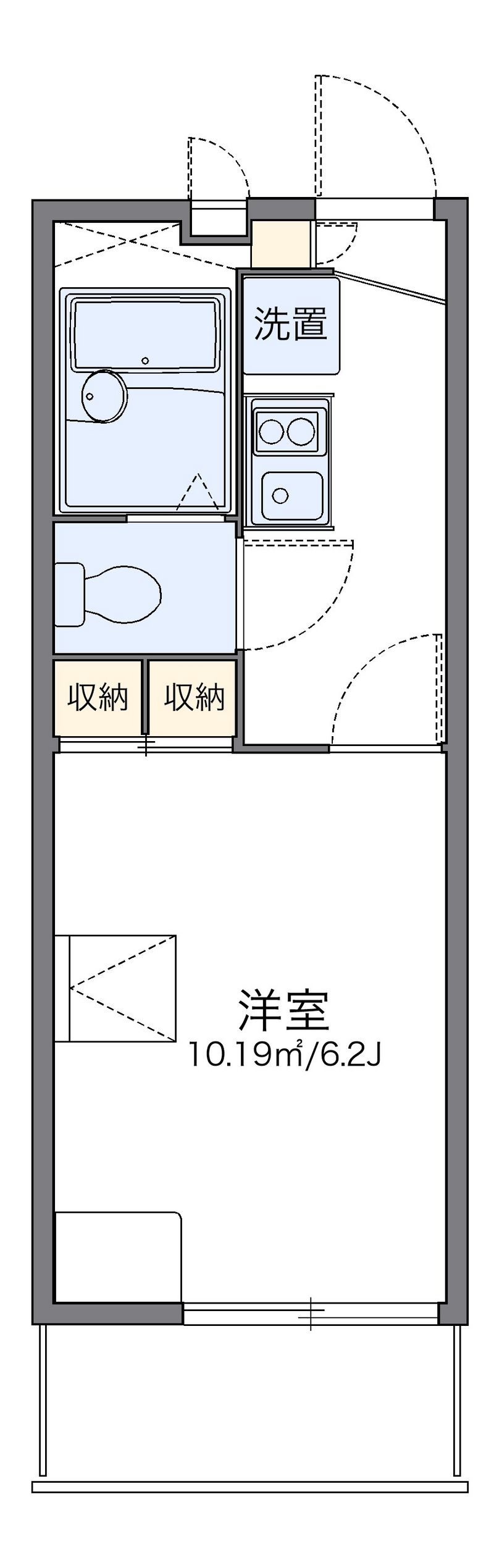 レオパレスクラッセ 間取図