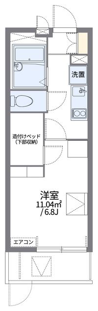 レオパレスアルブルヴィラージュ 間取り図