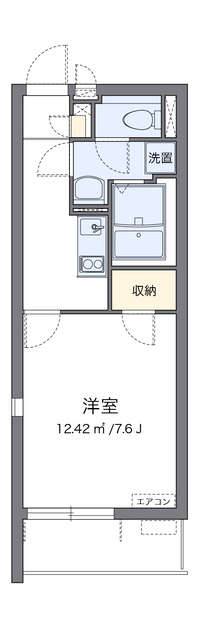 クレイノＮＳⅡ 間取り図