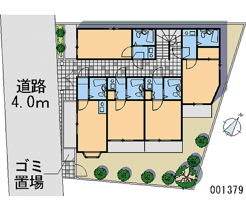 レオパレスＴＯＳＡ 区画図