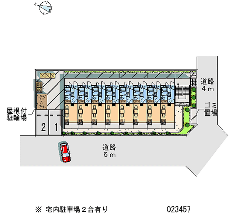 レオパレスパークハイムＮＳ 月極駐車場