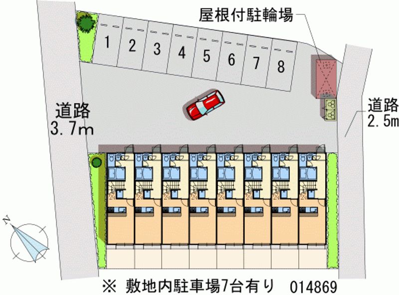 レオパレス清水 月極駐車場