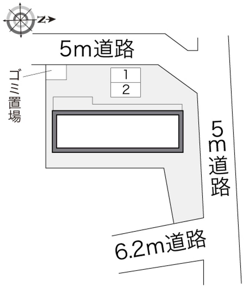 レオパレスモーガン 配置図