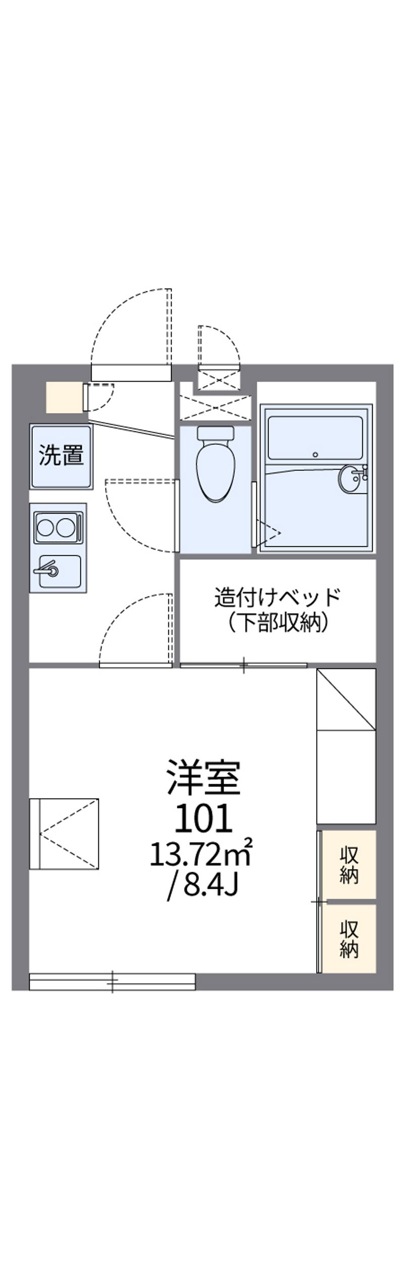 レオパレスＲｏｕｔｅ　Ｌｅｏｎ 間取図