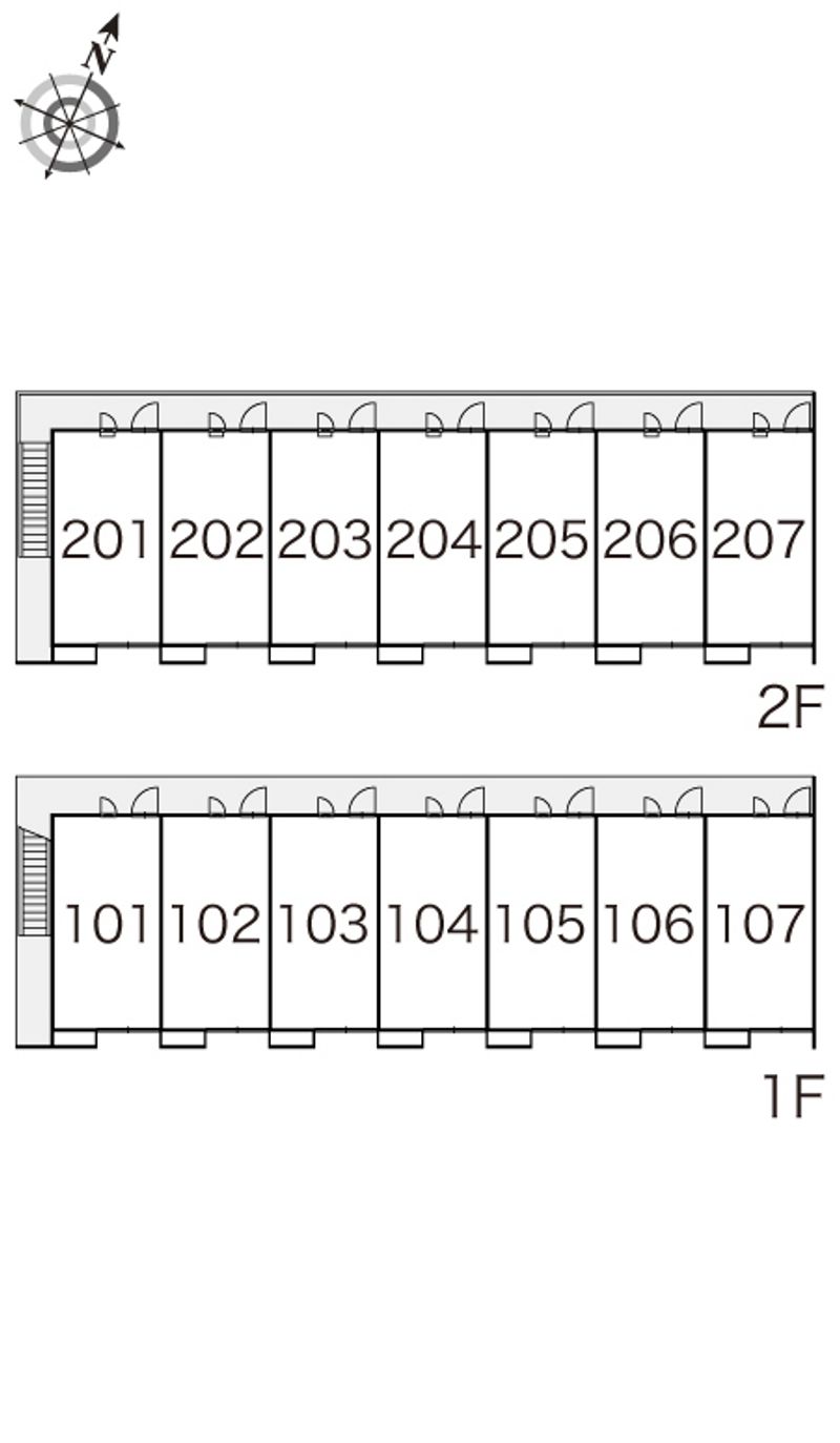 レオパレス堺 間取配置図