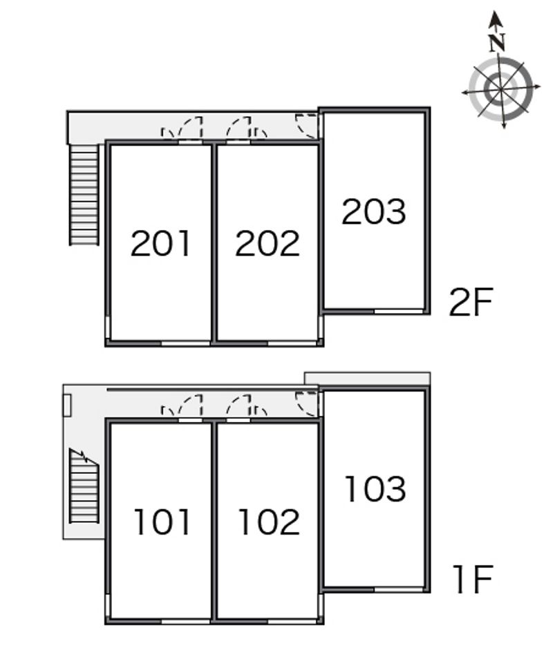 クレイノプランドール 間取り配置図
