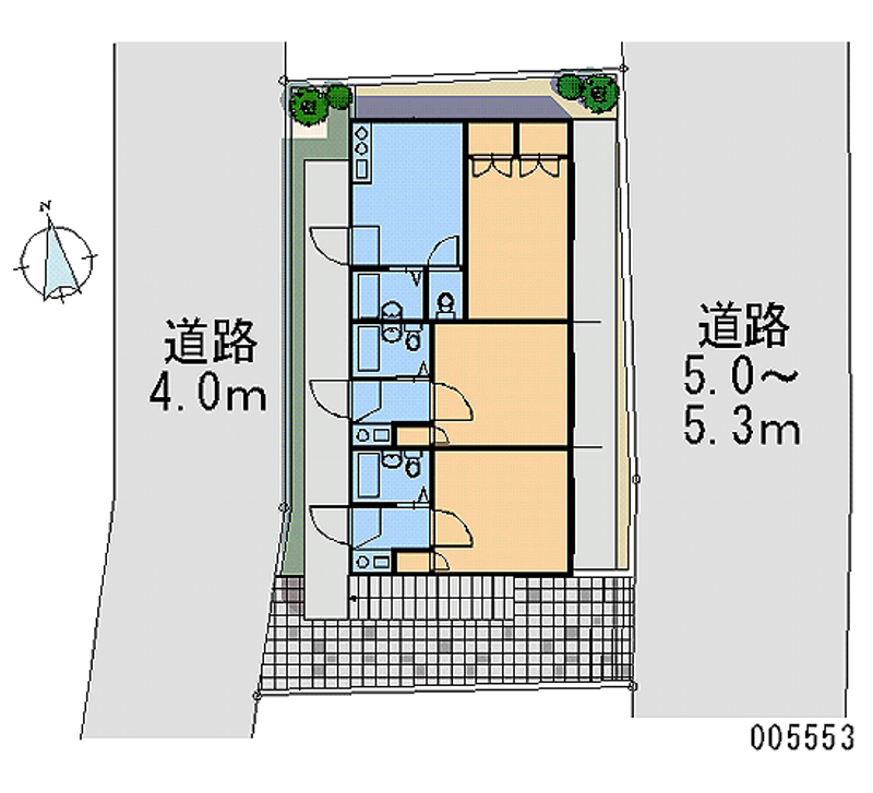 レオパレス川越第７ 区画図
