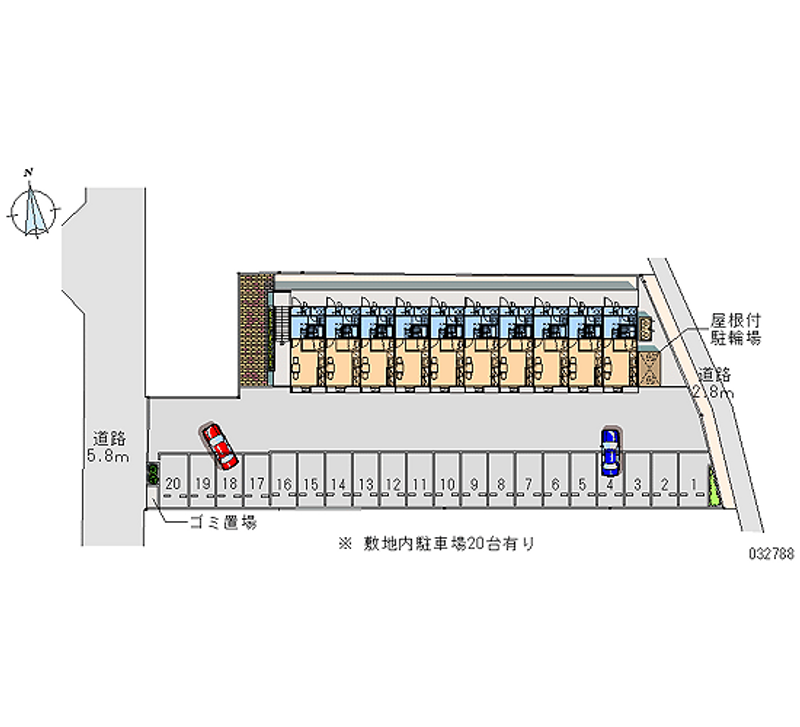 32788月租停車場