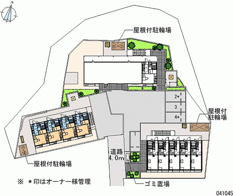 レオパレスＯＭＯＴＥⅠ 区画図