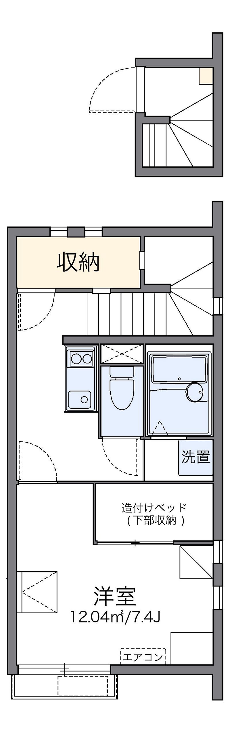 LEONEXT Sunrise Tomioka III Floor plan