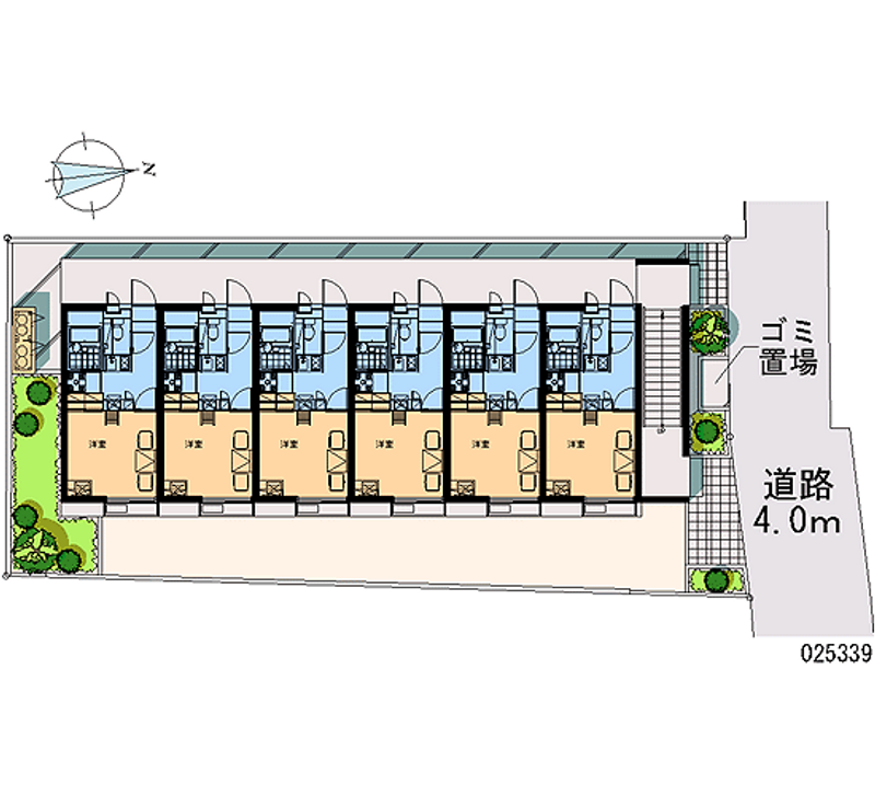 レオパレス寺地 区画図