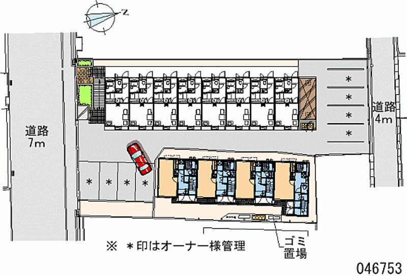 レオネクストメリディアーノⅡ 区画図