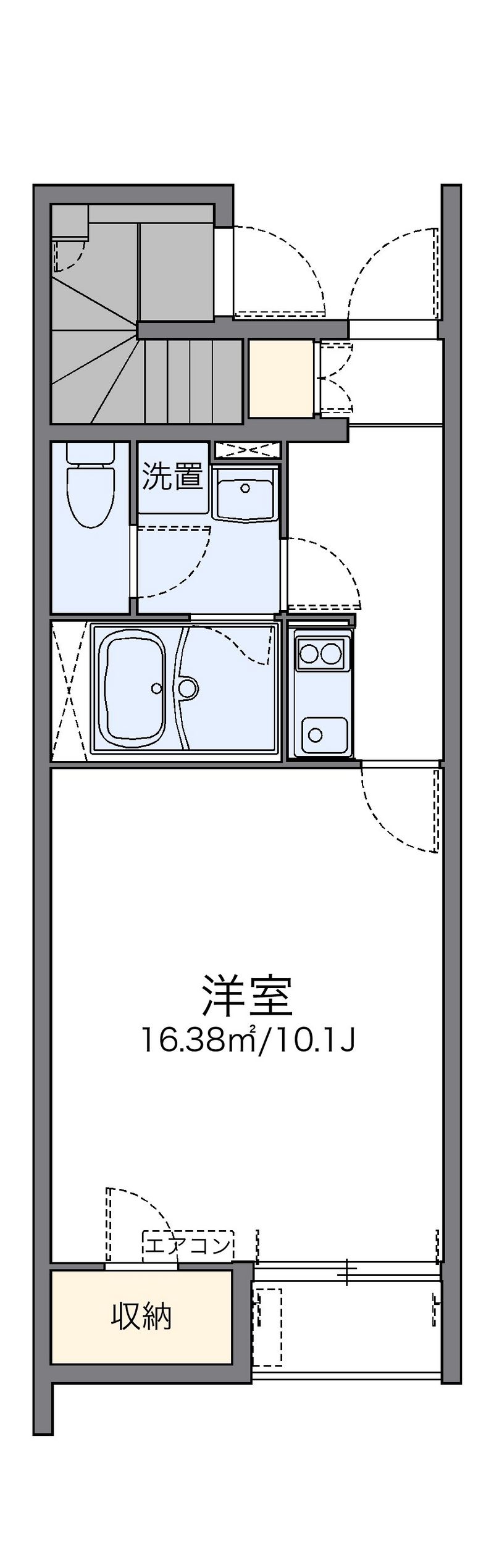 レオネクスト中原Ⅱ 間取図
