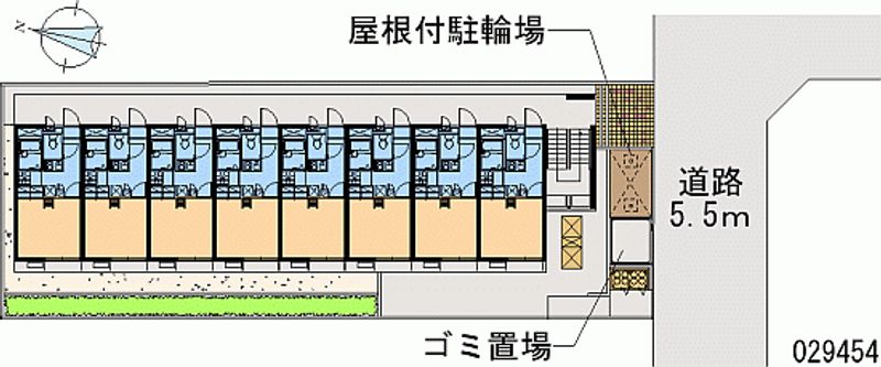 レオパレスシルフィー 区画図