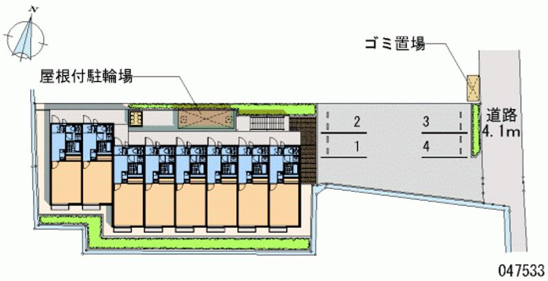 レオネクストセリバテール仁川Ⅱ 月極駐車場