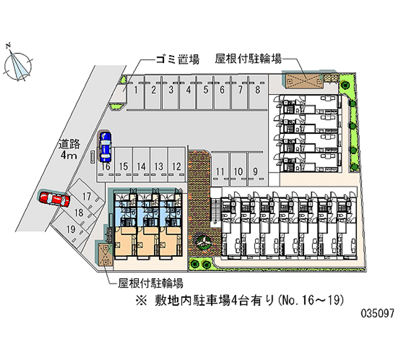 leopalace Charmant Piece II Monthly parking lot