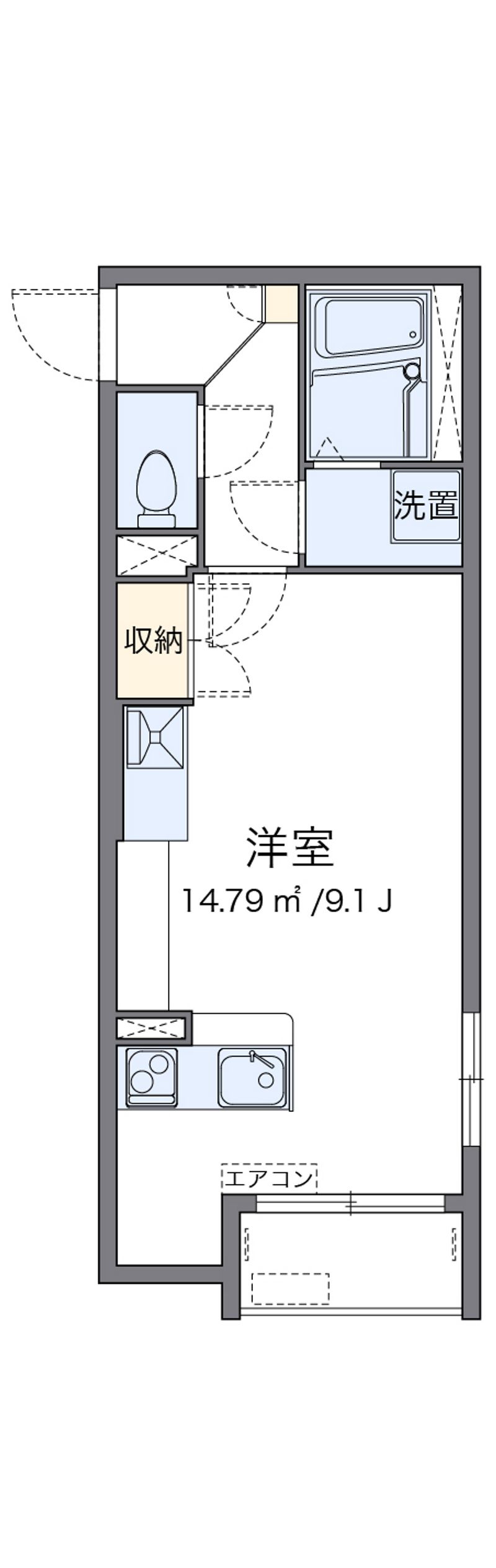 ミランダ新座ブルー２ 間取図