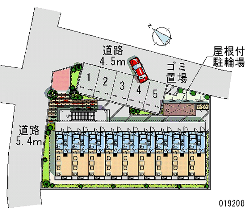レオパレス１６５ 区画図
