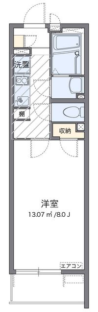 クレイノきよらか 間取り図