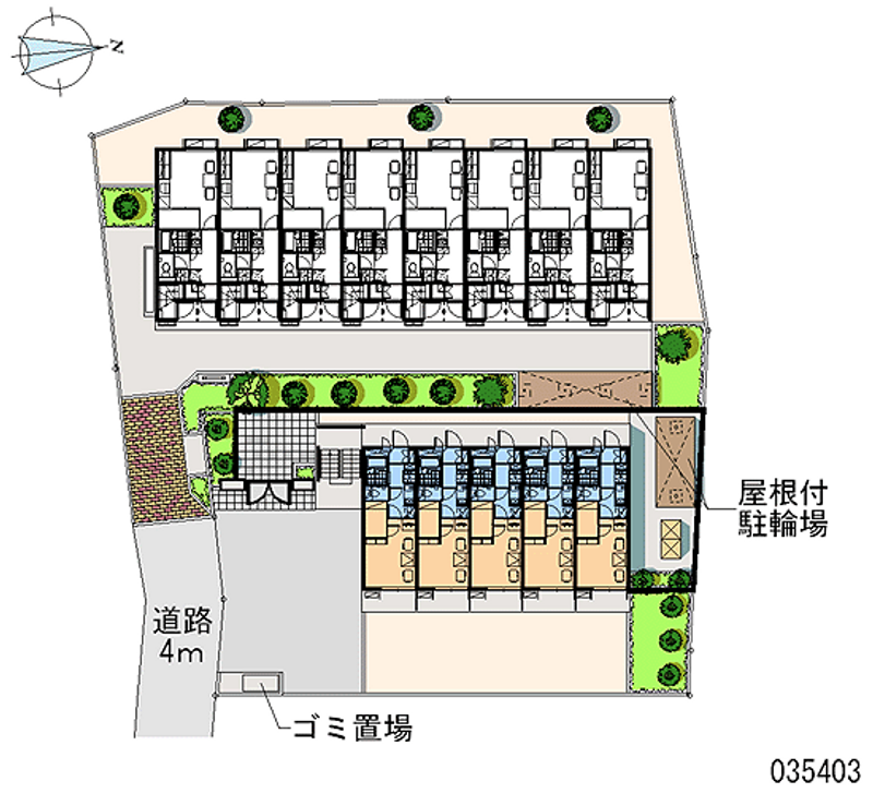 レオパレスＳＵＺＵＫＩ　Ⅱ 区画図