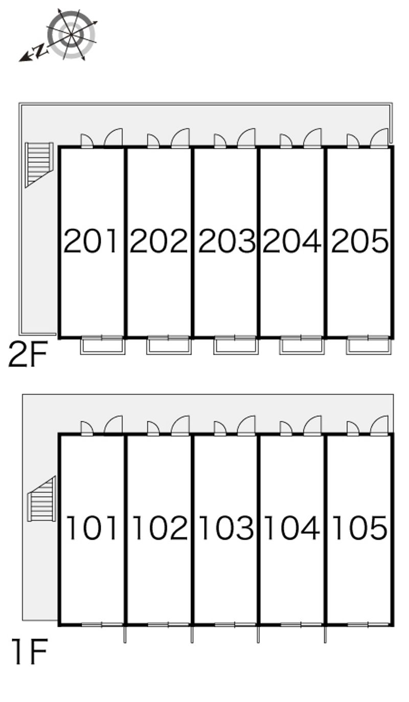 レオパレスＱＵＥＲＣＵＳ 間取配置図