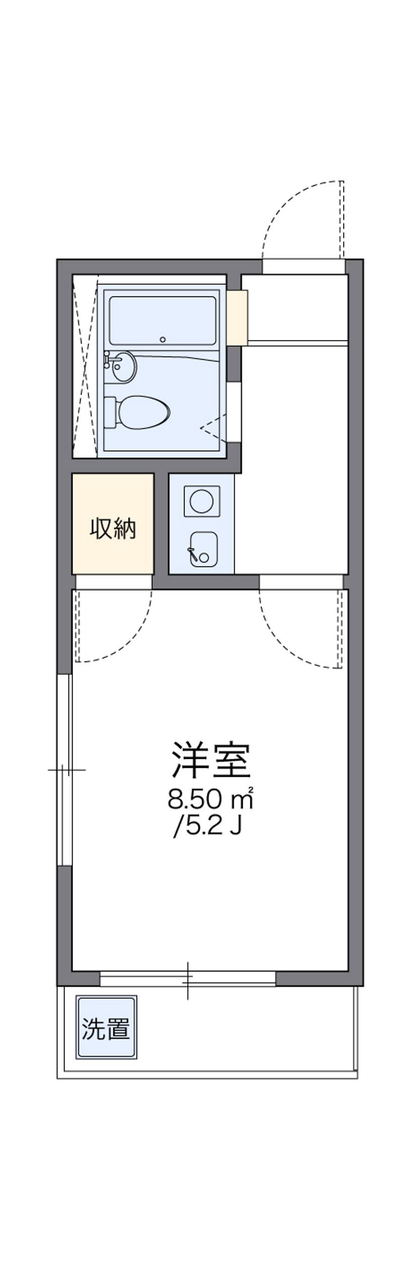レオパレス上石神井 間取図