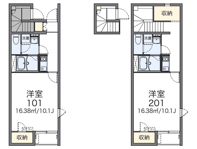 レオネクストうねの 間取図