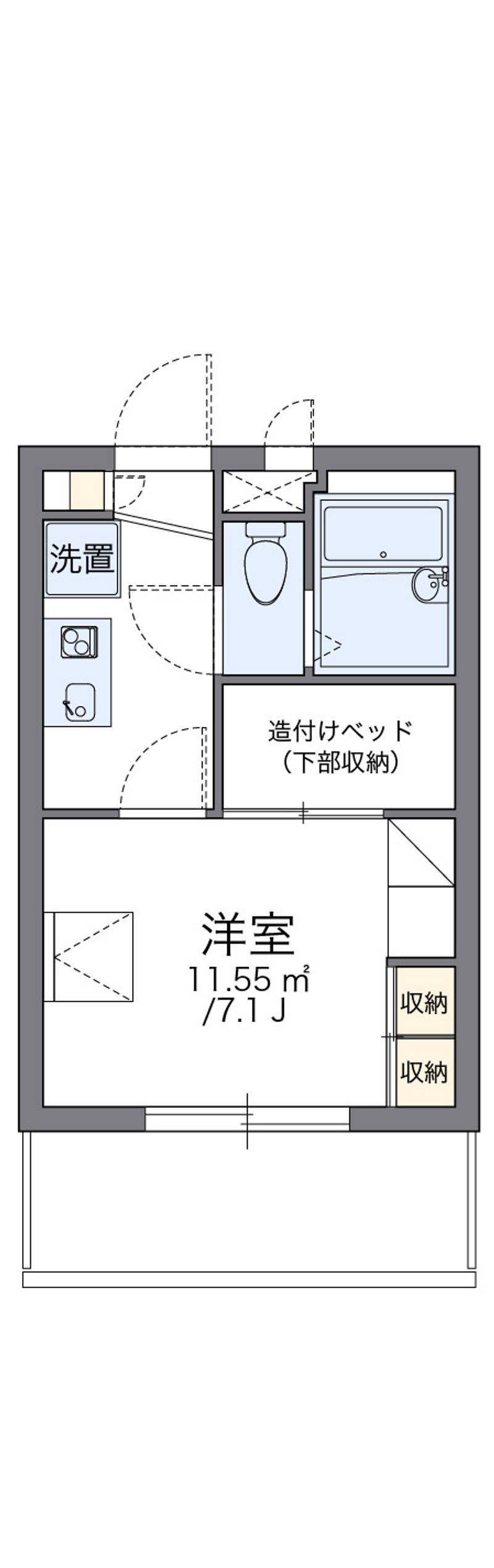レオパレスＭグロリア 間取図