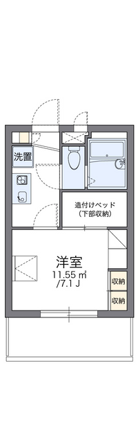 レオパレスＭグロリア 間取り図