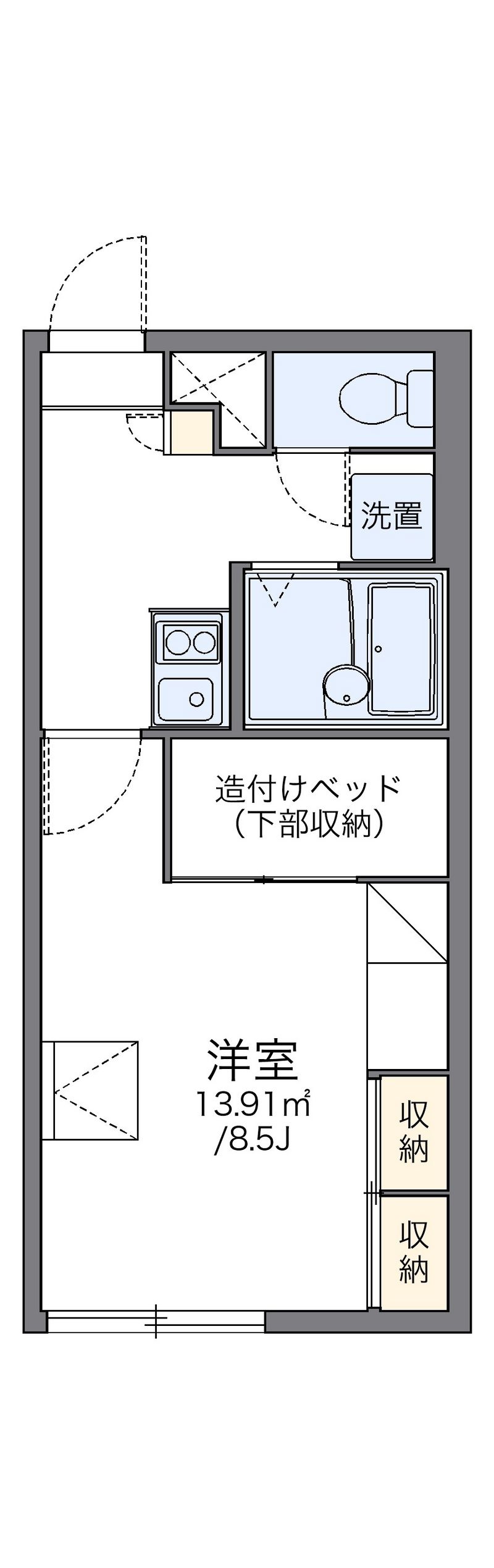 レオパレスパークハイム 間取り