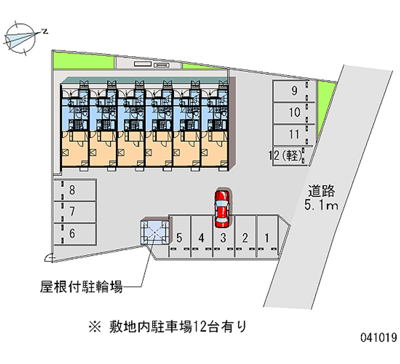 41019 Monthly parking lot