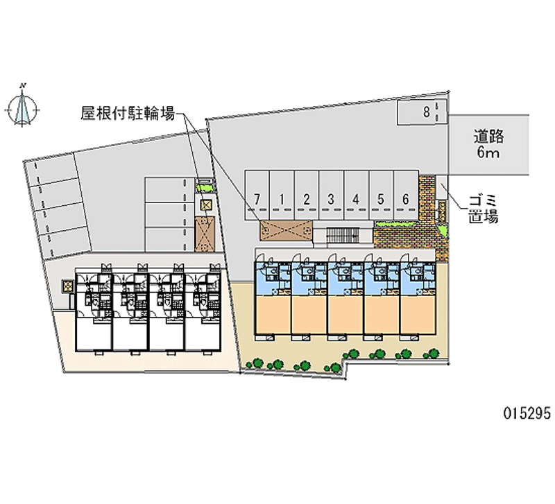 レオパレスそらまめ 月極駐車場