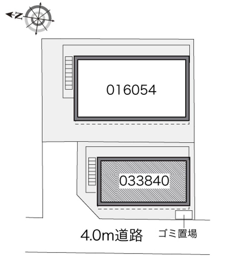 レオパレスサンライズ 配置図