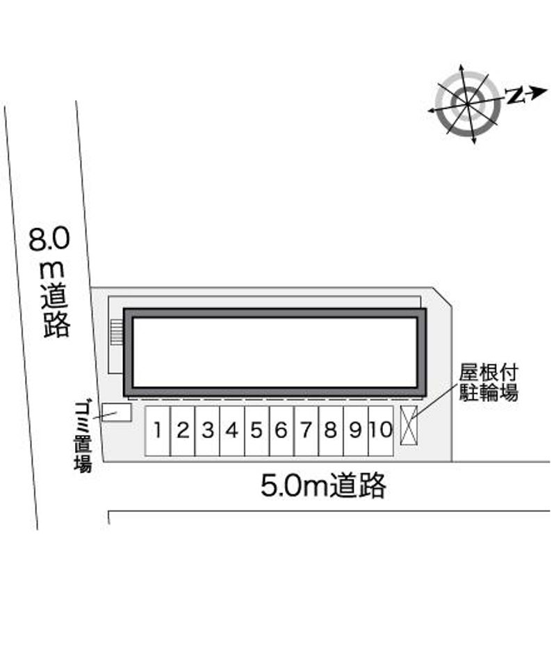 レオパレスメゾンＴＨＫ 配置図