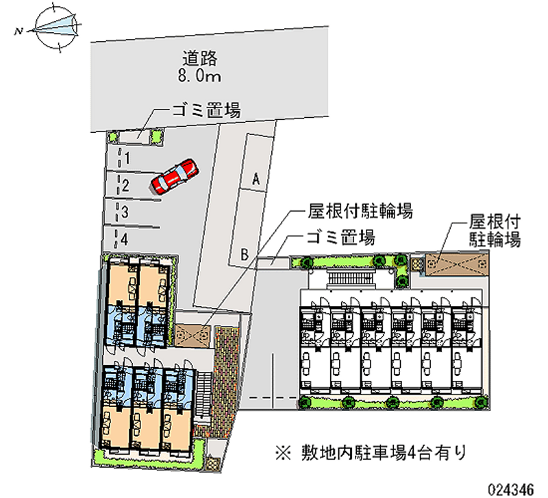 24346 Monthly parking lot