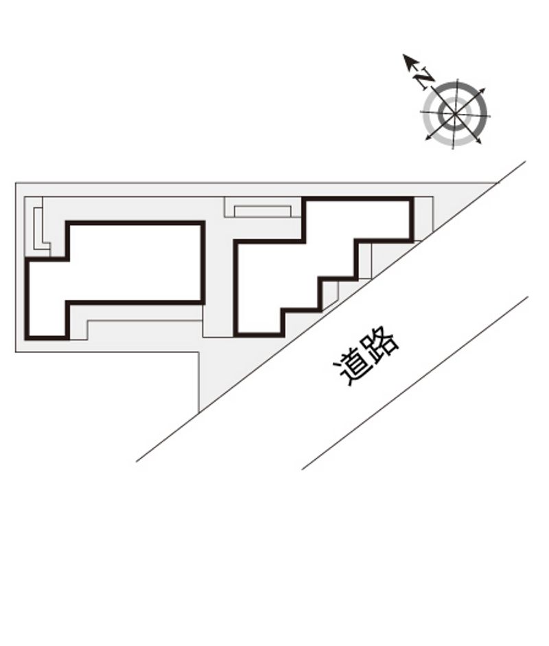 レオパレス西川口第２ 配置図
